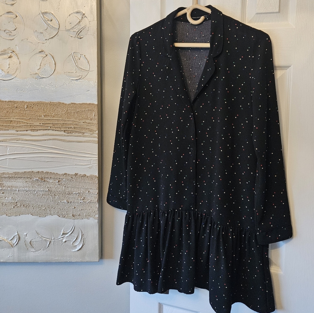 Zara Trafaluc Collection Black Star Dress🌠